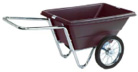 GARDEN CART COMPLETE BLK TUB FLAT PROOF WHEELBARROW TIRES CT285 - Click Image to Close